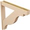 Ekena Millwork 7 1/2-in W x 48-in D x 48-in H Funston Block Rough Cedar Woodgrain TimberThane Outlooker, Primed Tan OUTUR075X48X48FST44RCPR - alternate 2